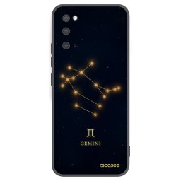 Fekete szilikon tok az alábbi mobiltelefonokra Samsung Galaxy S20 G980F - GEMINI