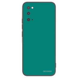 Fekete szilikon tok az alábbi mobiltelefonokra Samsung Galaxy S20 G980F - Emerald Mist