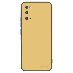 Fekete szilikon tok az alábbi mobiltelefonokra Samsung Galaxy S20 G980F - Canary Crystal