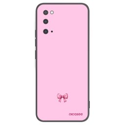 Fekete szilikon tok az alábbi mobiltelefonokra Samsung Galaxy S20 G980F - Blush bow