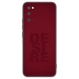 Fekete szilikon tok az alábbi mobiltelefonokra Samsung Galaxy S20 G980F - Desire