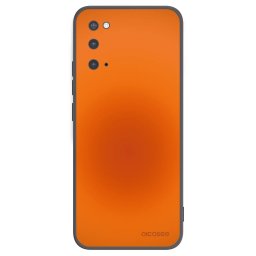 Fekete szilikon tok az alábbi mobiltelefonokra Samsung Galaxy S20 G980F - Heat Core