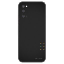 Fekete szilikon tok az alábbi mobiltelefonokra Samsung Galaxy S20 G980F - Pulse