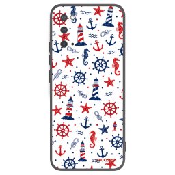 Fekete szilikon tok az alábbi mobiltelefonokra Samsung Galaxy S20 G980F - Sailor Vibes