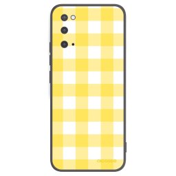 Fekete szilikon tok az alábbi mobiltelefonokra Samsung Galaxy S20 G980F - Gride lemon