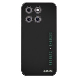 Fekete szilikon tok az alábbi mobiltelefonokra Motorola Moto G77 - Results x Excuses