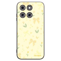 Fekete szilikon tok az alábbi mobiltelefonokra Motorola Moto G77 - Honey Blossom