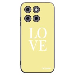 Fekete szilikon tok az alábbi mobiltelefonokra Motorola Moto G77 - Love