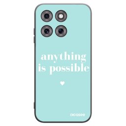 Fekete szilikon tok az alábbi mobiltelefonokra Motorola Moto G77 - Anything is possible