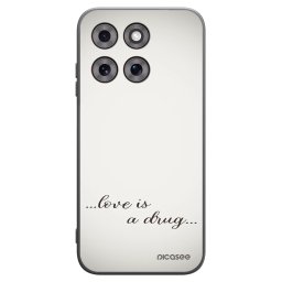 Fekete szilikon tok az alábbi mobiltelefonokra Motorola Moto G77 - Love is a drug