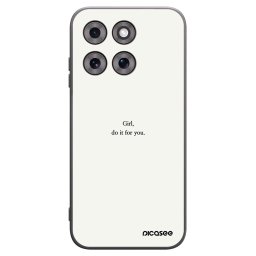 Fekete szilikon tok az alábbi mobiltelefonokra Motorola Moto G77 - Girl, do it for you