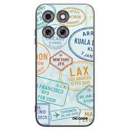 Fekete szilikon tok az alábbi mobiltelefonokra Motorola Moto G77 - PASSPORT EDITION