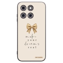 Fekete szilikon tok az alábbi mobiltelefonokra Motorola Moto G77 - Golden Dream
