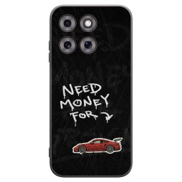 Fekete szilikon tok az alábbi mobiltelefonokra Motorola Moto G77 - Track Mode