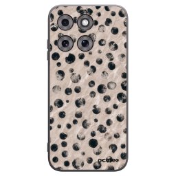 Fekete szilikon tok az alábbi mobiltelefonokra Motorola Moto G77 - Inked