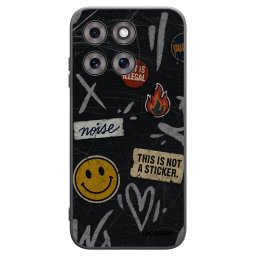 Fekete szilikon tok az alábbi mobiltelefonokra Motorola Moto G77 - STICKERS x TAGS
