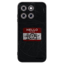 Fekete szilikon tok az alábbi mobiltelefonokra Motorola Moto G77 - HELLO 404