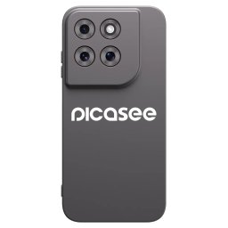Fekete szilikon tok az alábbi mobiltelefonokra Motorola Moto G77 - Picasee - new logo - white