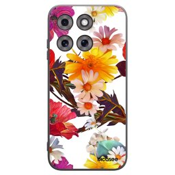 Fekete szilikon tok az alábbi mobiltelefonokra Motorola Moto G77 - Meadow