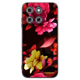 Fekete szilikon tok az alábbi mobiltelefonokra Motorola Moto G77 - Dark Peonny
