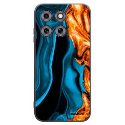 Fekete szilikon tok az alábbi mobiltelefonokra Motorola Moto G77 - Gold blue