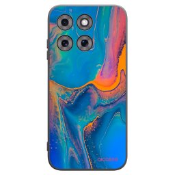 Fekete szilikon tok az alábbi mobiltelefonokra Motorola Moto G77 - Rainbow