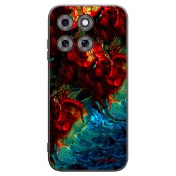 Fekete szilikon tok az alábbi mobiltelefonokra Motorola Moto G77 - Universe