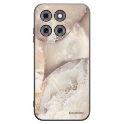 Fekete szilikon tok az alábbi mobiltelefonokra Motorola Moto G77 - Cream marble