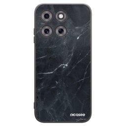 Fekete szilikon tok az alábbi mobiltelefonokra Motorola Moto G77 - Black marble