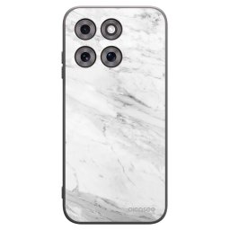 Fekete szilikon tok az alábbi mobiltelefonokra Motorola Moto G77 - White marble