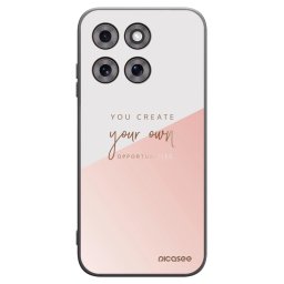 Fekete szilikon tok az alábbi mobiltelefonokra Motorola Moto G77 - You create your own opportunities