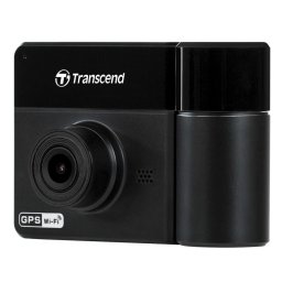 Transcend DrivePro 550B kettős autokamera, Full HD 1080/1080, 150°/130° látószög, 64 GB-os microSDXC, GPS/G-érzékelő/Wi-Fi, fekete