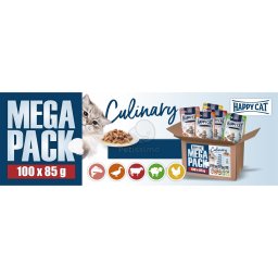 Happy Cat Culinary Happy Pack - alutasakos válogatás macskáknak 100 x 85 g