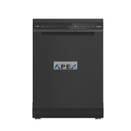 Whirlpool W8U HS61BS Pult alá építhető mosogatógép fekete előlappal