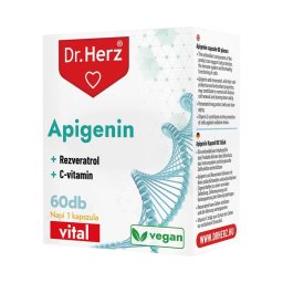 Dr. Herz Apigenin + Rezveratrol + C-vitamin kapszula 60x