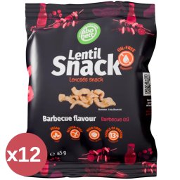 Abonett Lencsés Snack Barbecue ízű kínáló 12X45 g