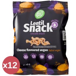 Abonett Lencsés Snack Vegán Sajtos kínáló 12X45 g