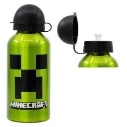 Minecraft alumínium kulacs 400 ml védőkupakkal