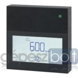 Siemens QPA2360D/BK Helyiséghőmérséklet, páratartalom és CO2 érzékelő kijelzővel, aktív, fekete