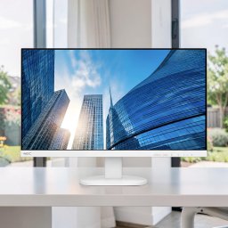 Keskeny Keretes Fehér NEC MultiSync EA271F FHD/VGA/DVI/HDMI/DisplayPort/USB/27" LED Monitor