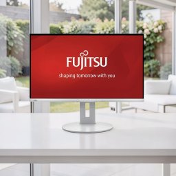 Keret Nélküli Fehér Fujitsu B27-9 TE VGA/HDMI/DisplayPort/USB/FHD/27" Monitor