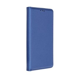 Magnet Motorola G86 mágneses flip tok, kék