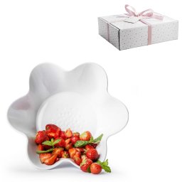 Kerámia tál PICCADILLY FLORA Ø25,5 cm, fehér