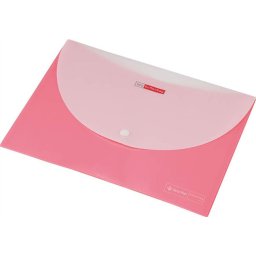 PANTA PLAST Irattartó tasak, A4, PP, patentos, két zsebes, 200 mikron, PANTA PLAST, rózsaszín