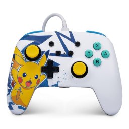 PowerA továbbfejlesztett vezetékes vezérlő a Nintendo Switchhez – Pikachu High Voltage