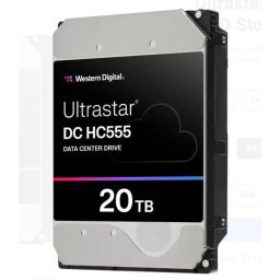 WD Ultrastar DC HC555/20TB/HDD/3,5"/SATA/M.2 SATA/7200 RPM/Silver/5R