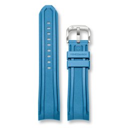 Venezianico Nereide Rubber Band óraszíj, világos kék, 22mm