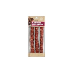 Flamingo jutalomfalat - Rawhide Stick nyersbőr kacsával és hallal 240 g