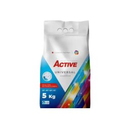 Mosópor 5 kg (65 mosás) zsákos fehér és színes ruhákhoz Active