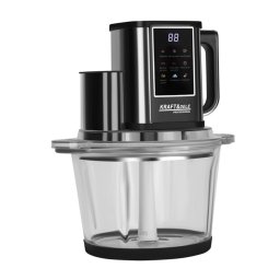 Kraft&Dele rozsdamentes konyhai zöldség és húsaprító, 550 W, 3L, Érintőkijelzővel